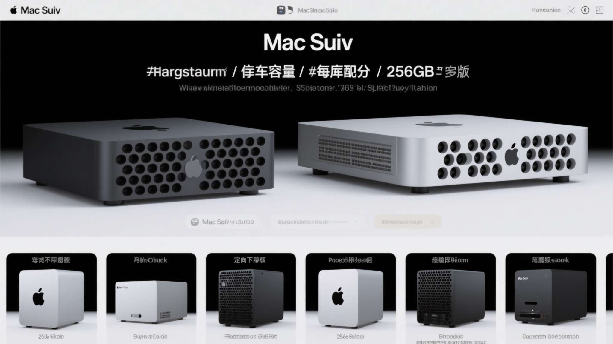 值得注意的是，其他存储容量或内存配置的Mac&nbsp;Studio版本仍在正常销售，25